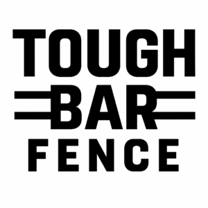 "Close-up of a tough bar fence, designed for livestock fencing, showcasing sturdy continuous fence panels ideal for cattle pens."