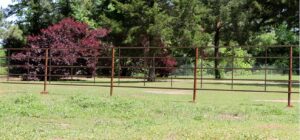 "Continuous panels 7 showcasing durable continuous fence panels designed for livestock fencing, ideal for creating secure cattle pens. This tough bar fence offers reliable protection and containment for your cattle."